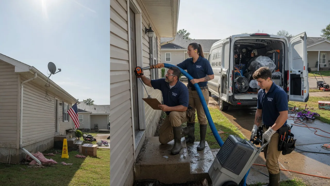 Ceiling Water Damage Restoration in Jonesboro, LA near me